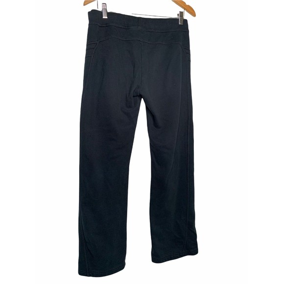 NIKE Wide Leg Fleece Pants Women’s Black M Medium Comfy Drawstrings Thick - Picture 2 of 12